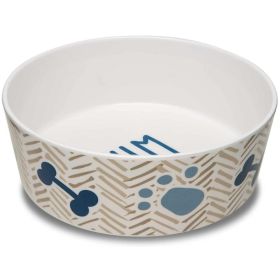 Loving Pets Dolce Moderno Bowl Yum Chevron Design - Large - 1 count